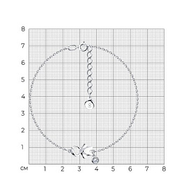 Браслет SOKOLOV - Серебро 925, Фианит (арт. 94050347)
