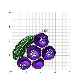 Брошь SOKOLOV - Серебро 925, Эмаль (арт. 94040275)