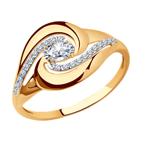 Кольцо SOKOLOV - Серебро 925, Фианит (арт. 93010503)