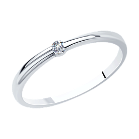 Кольцо SOKOLOV - Серебро 925, Фианит (арт. 94010628)