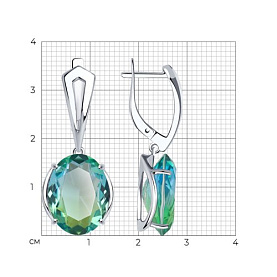 Серьги SOKOLOV - Серебро 925, Фианит (арт. 92022233)