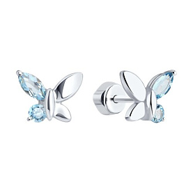 Серьги SOKOLOV - Серебро 925, Топаз (арт. 92022931)