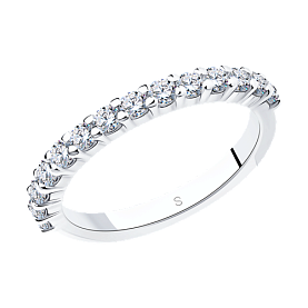 Кольцо SOKOLOV - Серебро 925, Фианит (арт. 94012183)