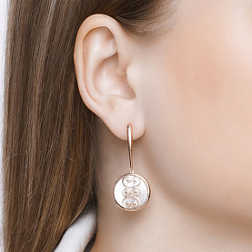 Серьги SOKOLOV - Серебро 925, Перламутр (арт. 93020675)