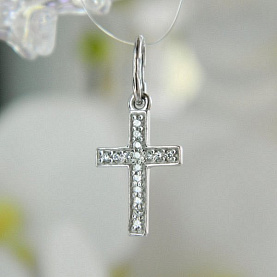 Подвеска Галатея - Серебро 925, Фианит (арт. 4236.1)