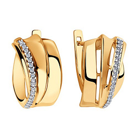 Серьги Diamant - Серебро 925, Фианит (арт. 93-120-00419-1)