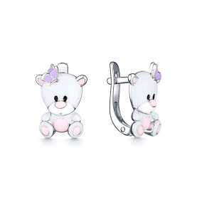 Серьги Мириада - Серебро 925, Эмаль (арт. 902022095)