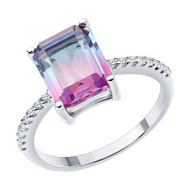 Кольцо SOKOLOV - Серебро 925, Фианит (арт. 94013987-91)