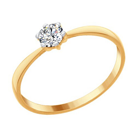 Кольцо SOKOLOV - Серебро 925, Фианит (арт. 93011083)