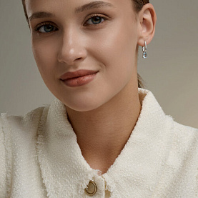 Серьги SOKOLOV - Серебро 925, Топаз (арт. 92023254)