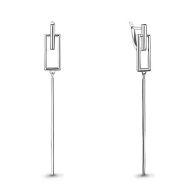 Серьги Аквамарин - Серебро 925 (арт. 34565.5)