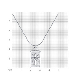 Колье SOKOLOV - Серебро 925, Фианит, Эмаль (арт. 94071097)
