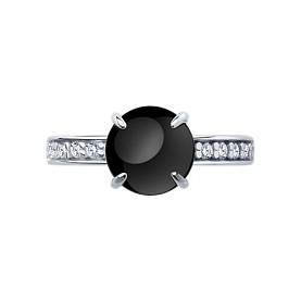 Кольцо Diamant - Серебро 925, Агат, Фианит (арт. 94-310-00887-2)