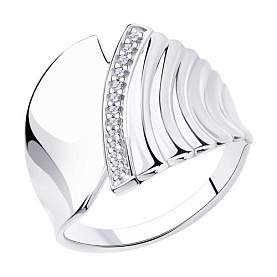 Кольцо SOKOLOV - Серебро 925, Фианит (арт. 94013222)