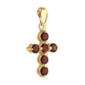 Подвеска SOKOLOV - Золото 375, Гранат (арт. 37730602)