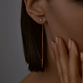 Серьги SOKOLOV - Серебро 925, Фианит (арт. 93022417)