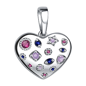 Подвеска Talant - Серебро 925, Фианит (арт. 50-72-0000-17418)