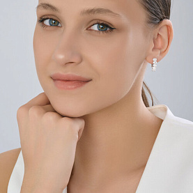 Серьги Diamant - Серебро 925, Фианит (арт. 94-120-00067-1)