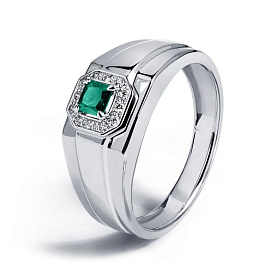 Кольцо Platinum Lab. - Платина 950 (арт. ПК-277И-01)