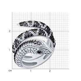Кольцо Diamant - Серебро 925, Фианит (арт. 94-110-02301-1)