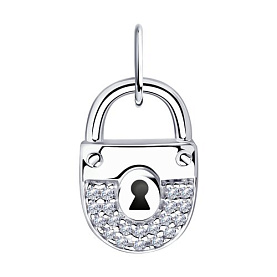 Подвеска Diamant - Серебро 925, Фианит, Эмаль (арт. 94-130-01000-1)