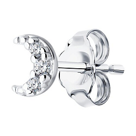 Серьга SOKOLOV - Серебро 925, Фианит (арт. 94170383)