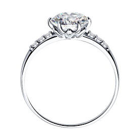 Кольцо SOKOLOV - Серебро 925, Фианит (арт. 94013547)