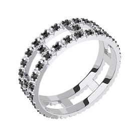 Кольцо POKROVSKY - Серебро 925, Фианит (арт. 0101707-00205)