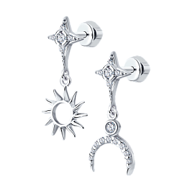 Серьги SOKOLOV - Серебро 925, Фианит (арт. 94025767)