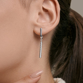 Серьги Diamant - Серебро 925 (арт. 94-121-00511-1)