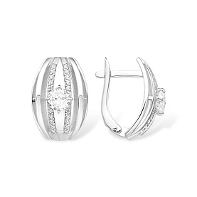 Серьги EFREMOV - Серебро 925, Фианит (арт. 12100113197-501)