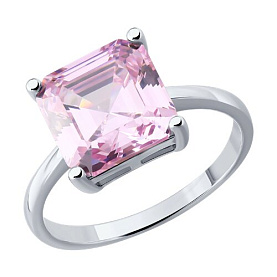 Кольцо SOKOLOV - Серебро 925, Фианит (арт. 94014914-91)