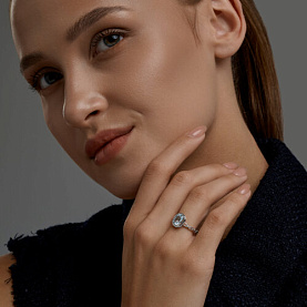 Кольцо SOKOLOV - Серебро 925, Топаз (арт. 92014878)