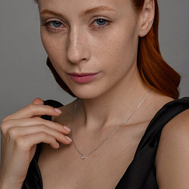 Колье SOKOLOV - Серебро 925, Фианит (арт. 94070446)