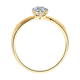 Кольцо SOKOLOV - Серебро 925, Фианит (арт. 93011072)