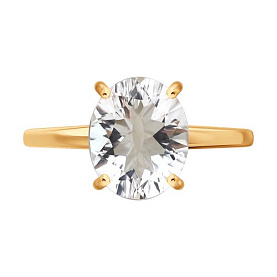 Кольцо SOKOLOV - Золото 585, Горный хрусталь (арт. 717399)