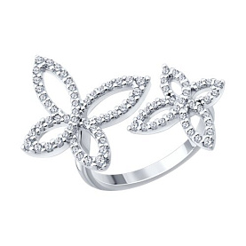 Кольцо SOKOLOV - Серебро 925, Фианит (арт. 94014983)