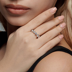 Кольцо SOKOLOV - Серебро 925, Фианит (арт. 94014058)