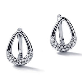 Серьги Platinum Lab. - Платина 950 (арт. ПС-285-01)