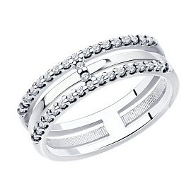 Кольцо Diamant - Серебро 925, Фианит (арт. 94-110-01514-2)