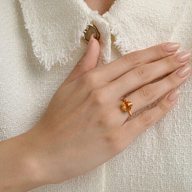 Кольцо SOKOLOV - Золото 585, Цитрин (арт. 717296)