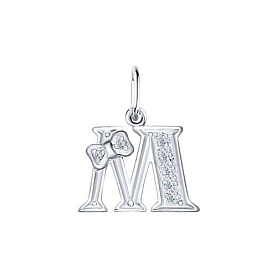 Подвеска SOKOLOV - Серебро 925, Фианит (арт. 94030476)