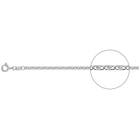 Браслет Красцветмет - Серебро 925 (арт. НБ22-046-3#0.40)