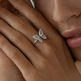 Кольцо SOKOLOV - Серебро 925, Фианит (арт. 94013817)