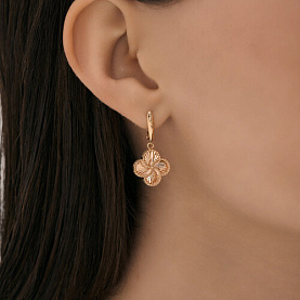 Серьги Diamant - Золото 585 (арт. 51-121-02970-1)