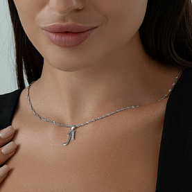 Подвеска SOKOLOV - Серебро 925, Фианит (арт. 94030455)