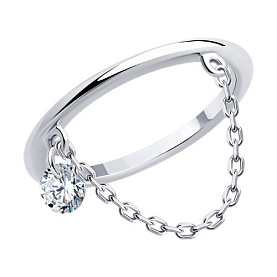 Кольцо SOKOLOV - Серебро 925, Фианит (арт. 94014153)