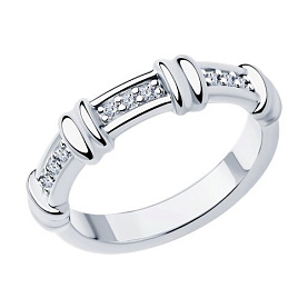 Кольцо Diamant - Серебро 925, Фианит (арт. 94-110-01547-2)