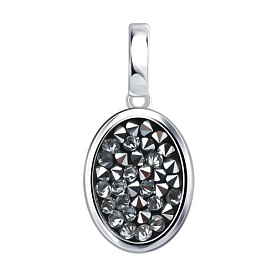 Подвеска Diamant - Серебро 925, Кристальная ткань (арт. 94-130-00105-1)