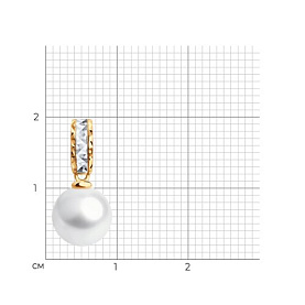 Подвеска SOKOLOV - Золото 585, Жемчуг культивированный (арт. 793172)